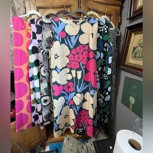 Marimekko A Line Sleeveless Dresses. Lot of 6. Large.3 are NWT. made also by